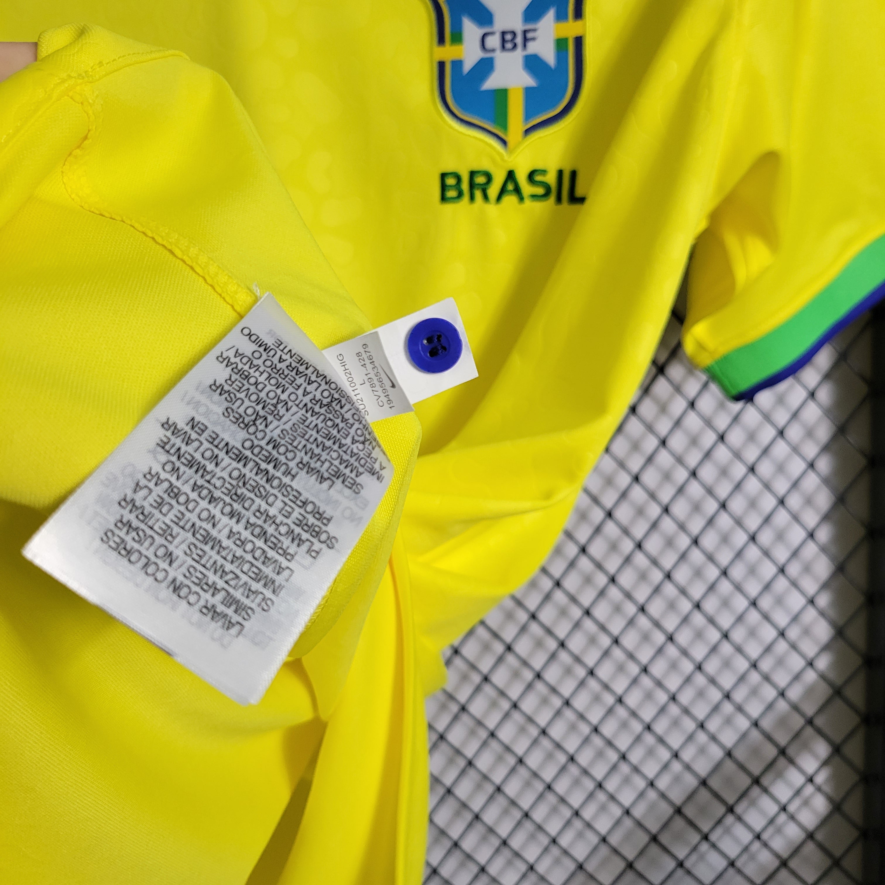 brazil shirt home national team world cup 22 23