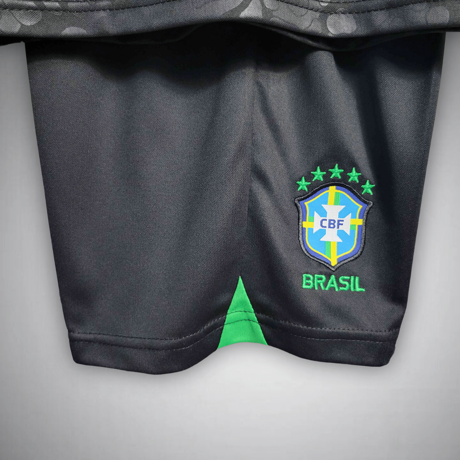 Brazil Kids Football Kit Black Leopard