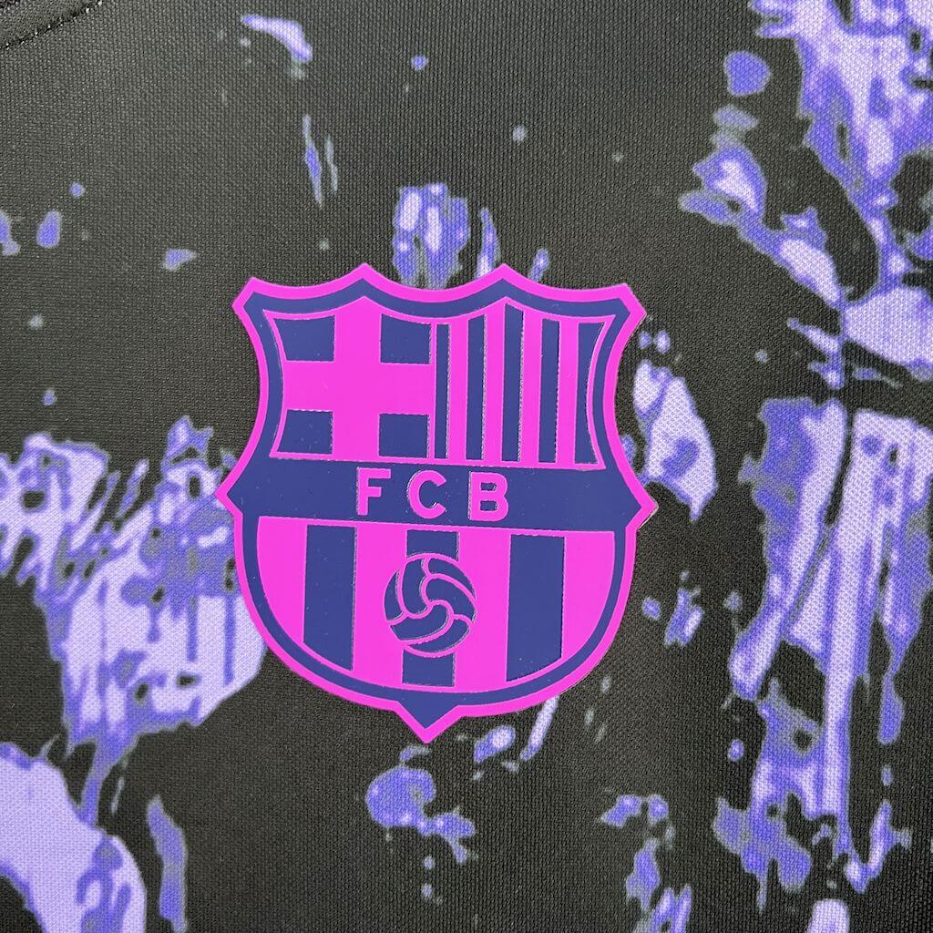 2025 26 fc barcelona purple concept shirt