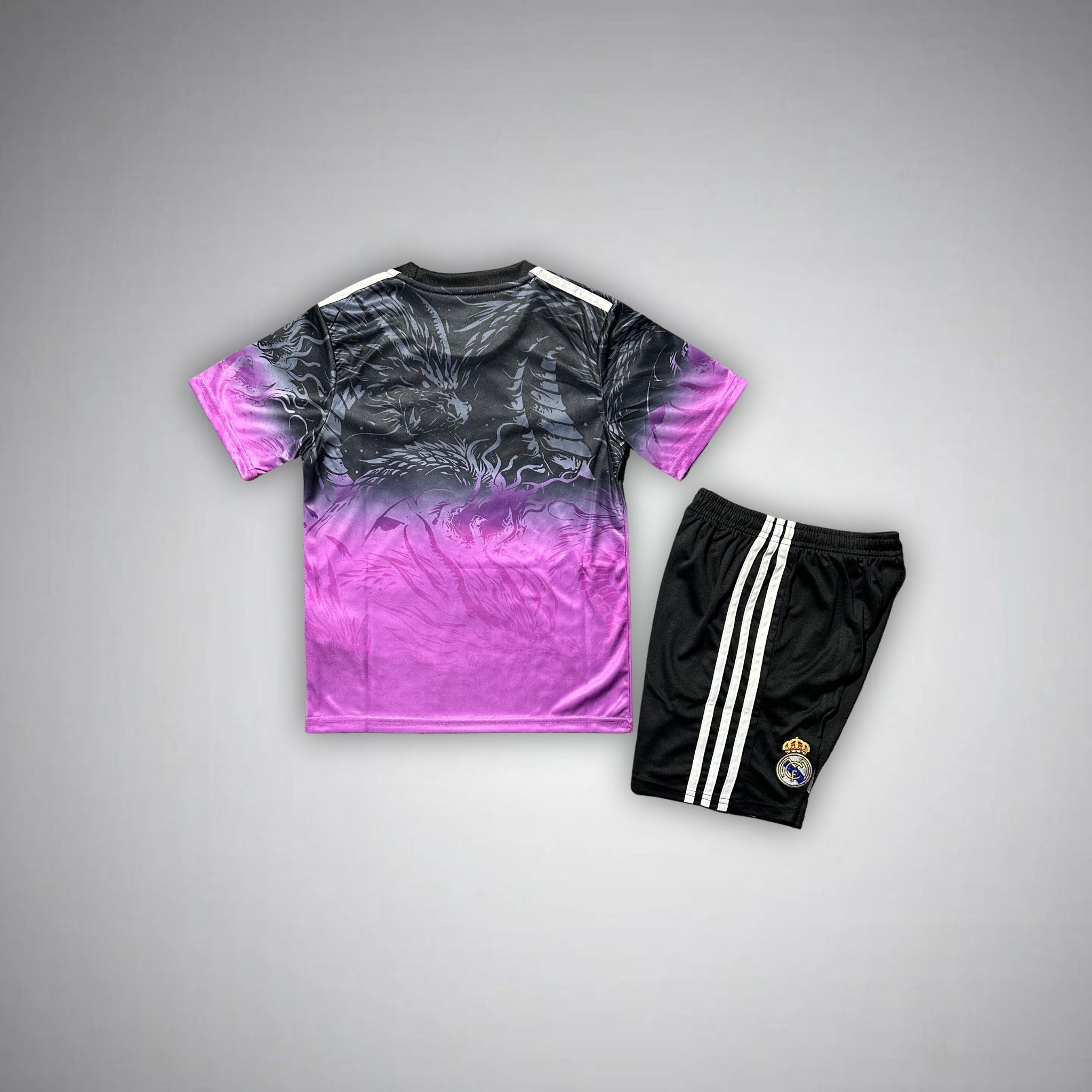Real Madrid Kids Football Kit Amethyst Flame