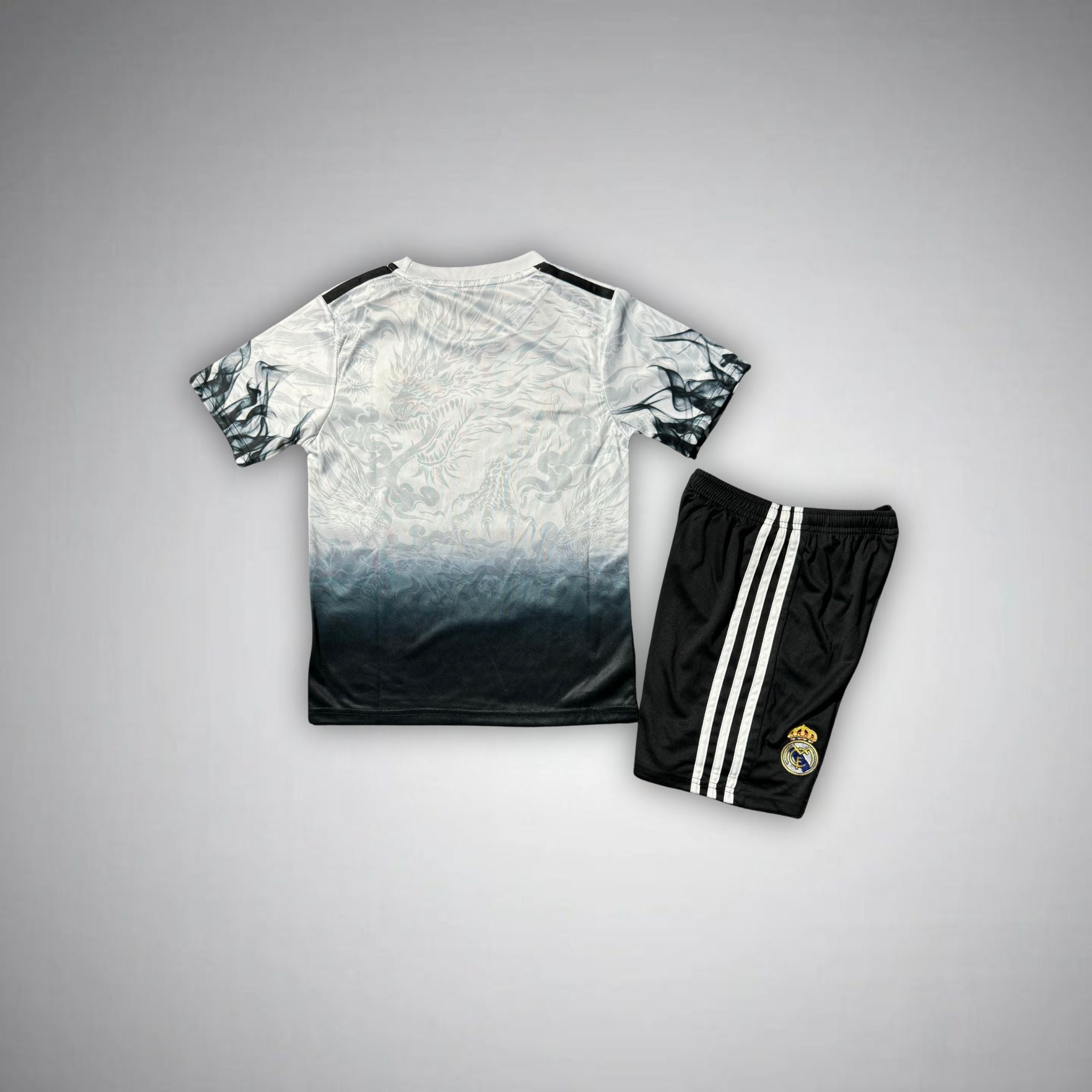Real Madrid Kids Football Kit Emerald Flame