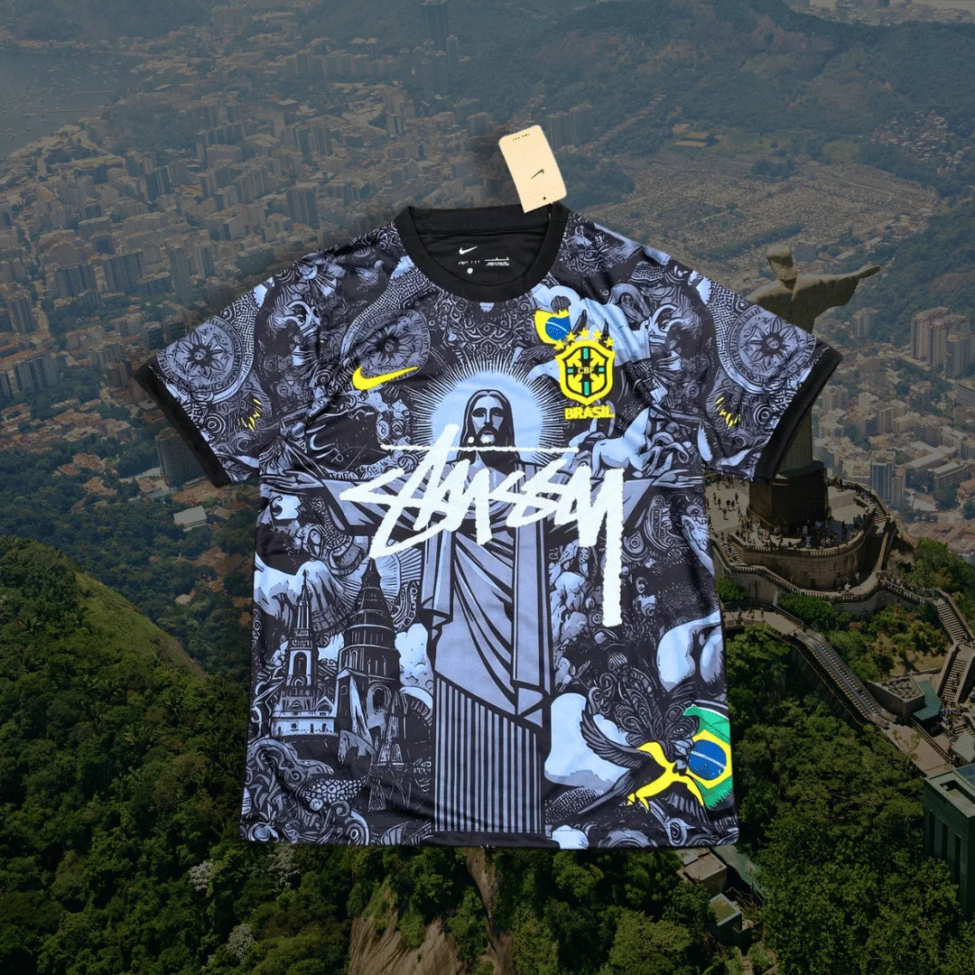 BRAZIL X JESUS CHRIST X STUSSY SPECIAL EDITION (BLACK)