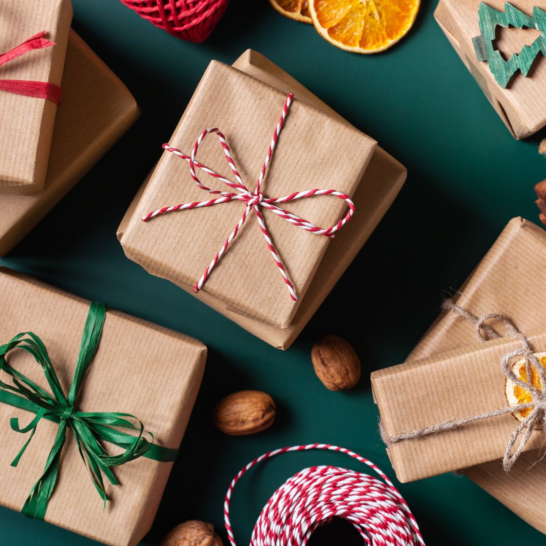 christmas gifts wrapped