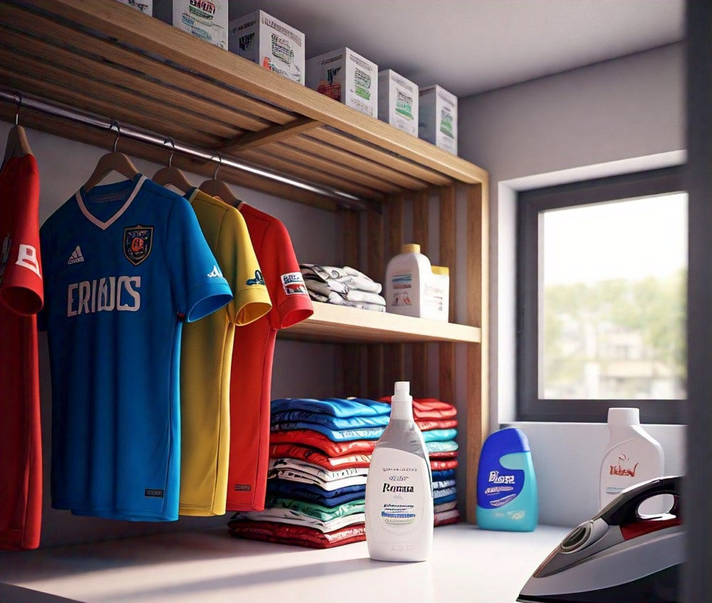football shirts and detergents