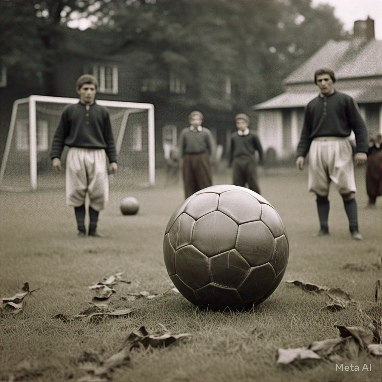 old football game (soccer)
