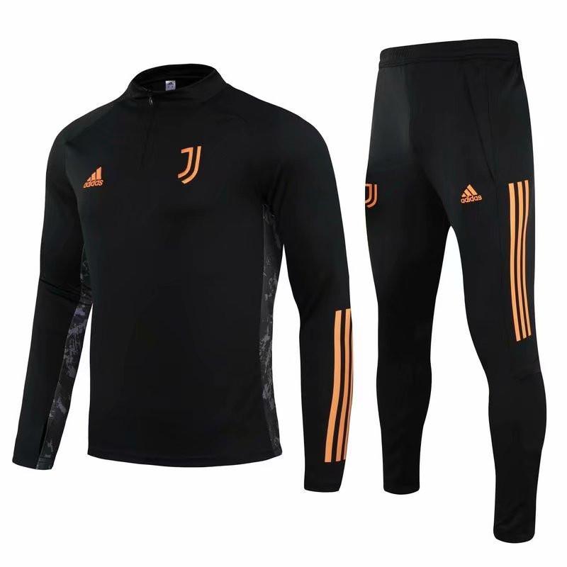 Juventus 20-21 Black &amp; Orange Tracksuit