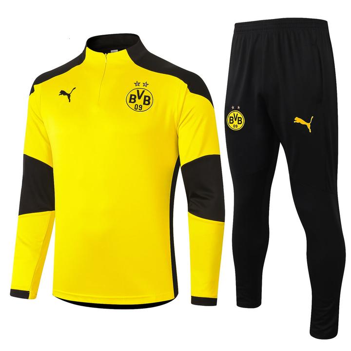 borussia dortmund 21 22 yellow Soccer tracksuit