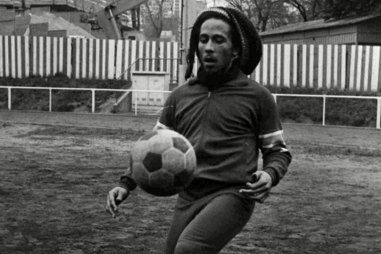 bob marley playing football