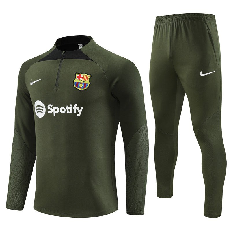 Army Green Football Tracksuits - FS Kit