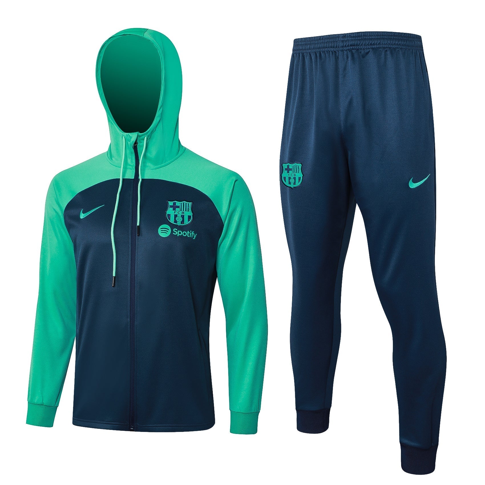 barcelona 23 24 royal blue Football Tracksuit with hat