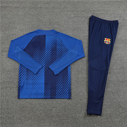 barcelona city 23 24 blue Football Tracksuit