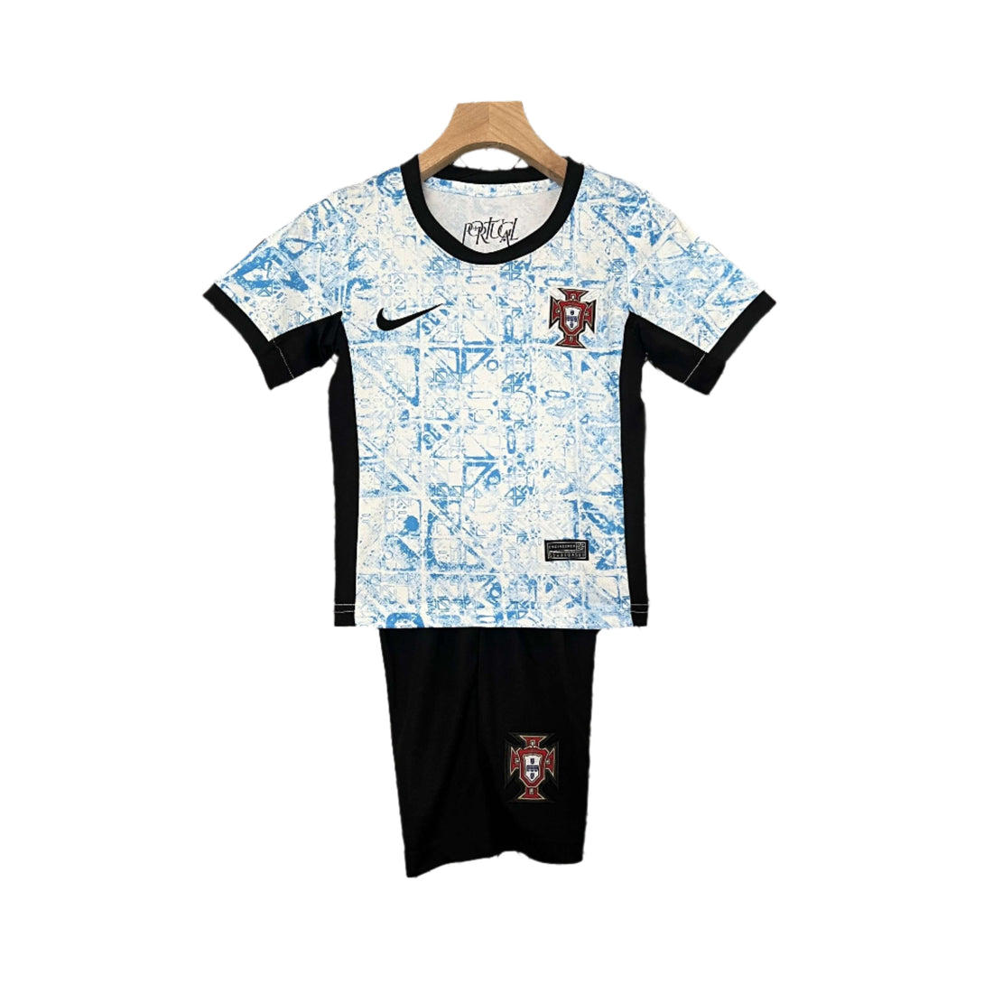 PORTUGAL EUROS 2024 AWAY KIDS FOOTBALL KIT