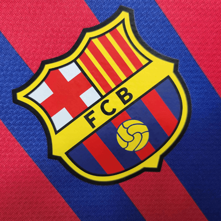 11/12 FC Barcelona Long Sleeve Home Kit - FS Kit