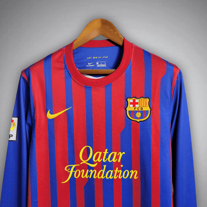 11/12 FC Barcelona Long Sleeve Home Kit - FS Kit