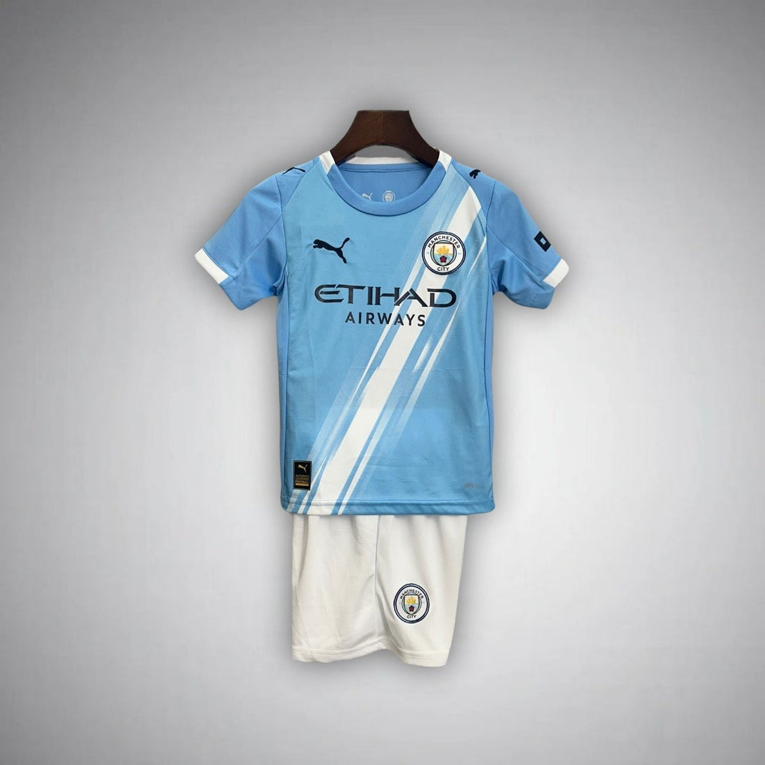 25-26 Manchester City Kids Football Kit Home