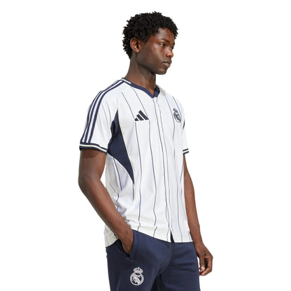2025-26 Real Madrid Baseball Shirt