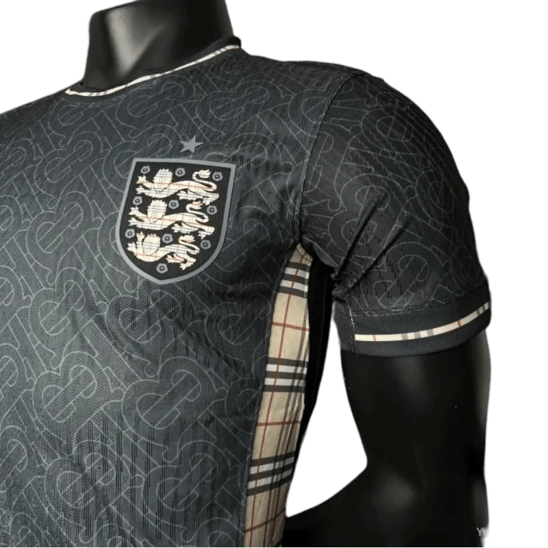 2024/2025 ENGLAND Euro Jordan x Burberry Black Special Edition kit – PLAYER VERSION