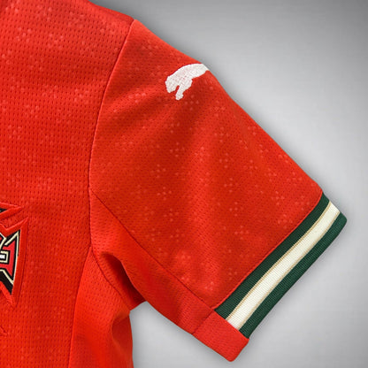 2025 portugal home kids football kit