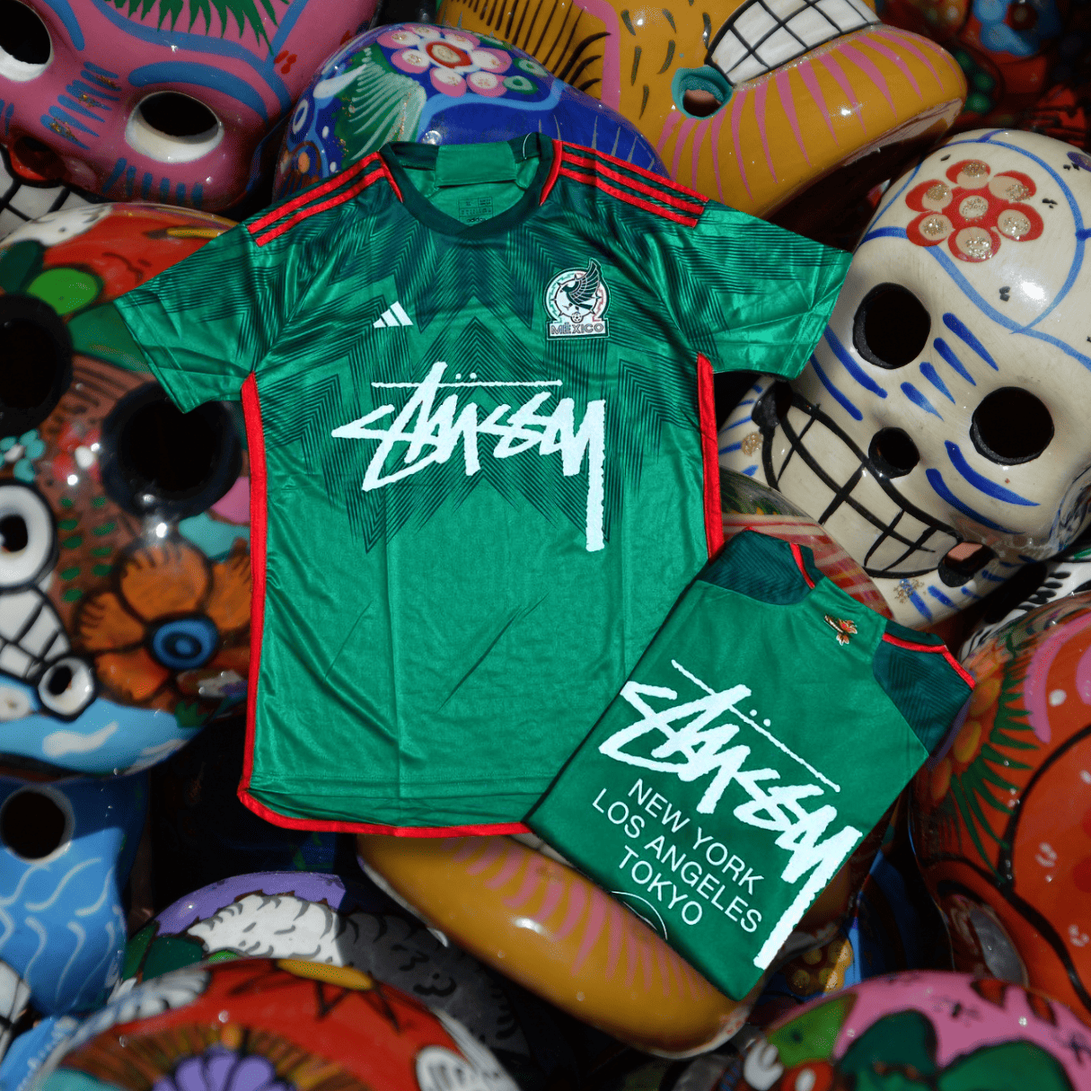 23_24 Mexico X Stussy Football kit shirt soccer Jersey t-shirt - Special Edition