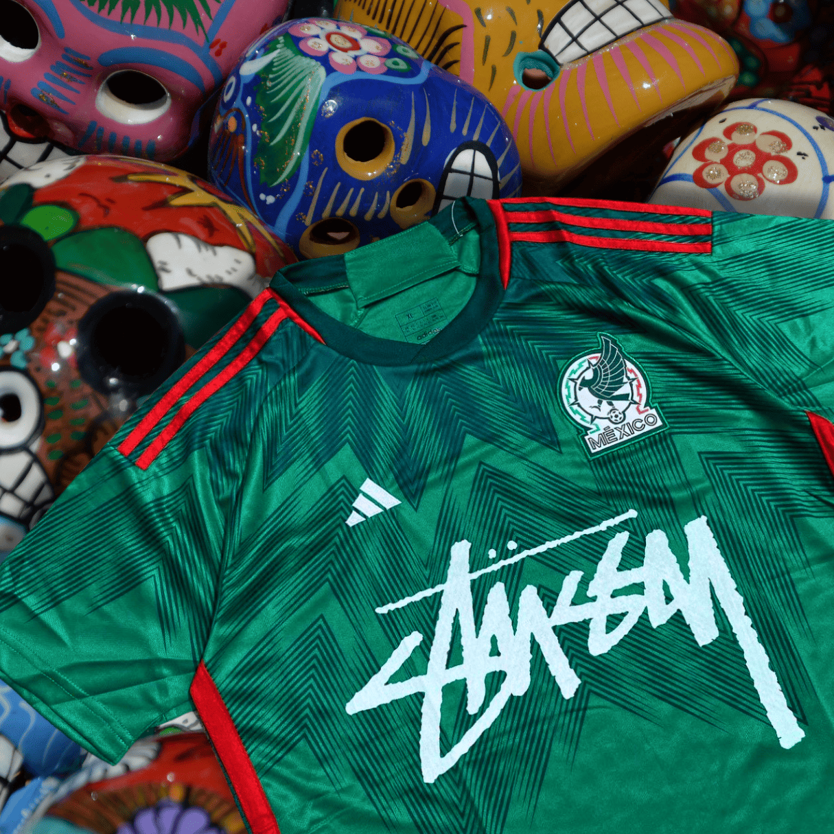 23_24 Mexico X Stussy Football kit shirt soccer Jersey t-shirt - Special Edition