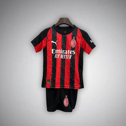 25-26 AC Milan Kids Football Kit Home