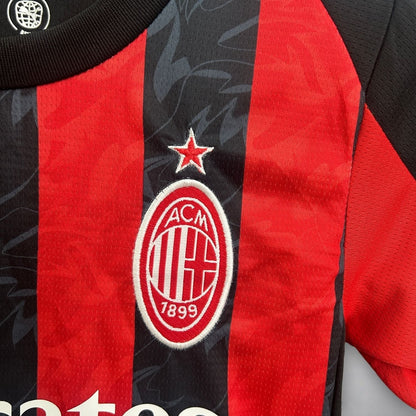 25-26 AC Milan Kids Football Kit Home