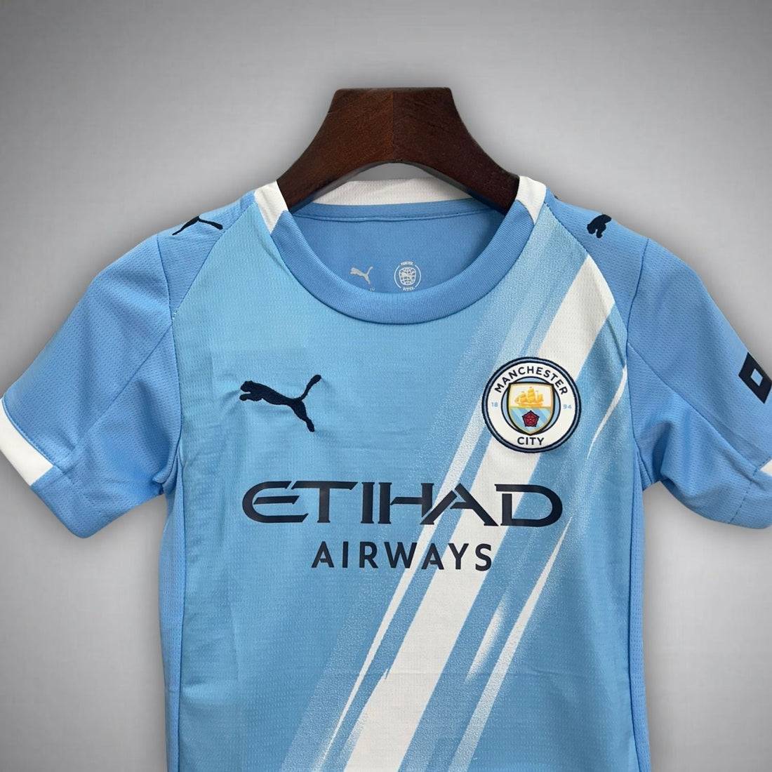 25-26 Manchester City Kids Football Kit Home
