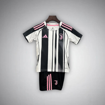 2025 26 juventus home kids football kit
