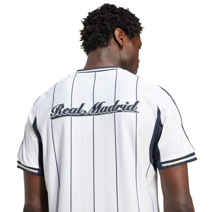 2025-26 Real Madrid Baseball Shirt