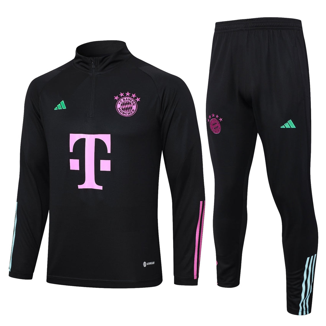 bayern munich 23 24 black Football Tracksuit