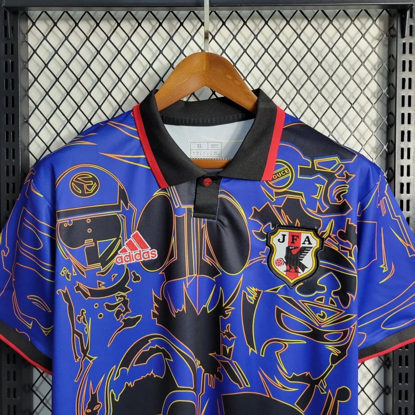 Camiseta de fútbol azul de Japón