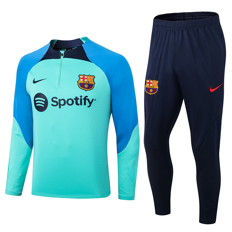 barcelona 22 23 blue Football Tracksuit