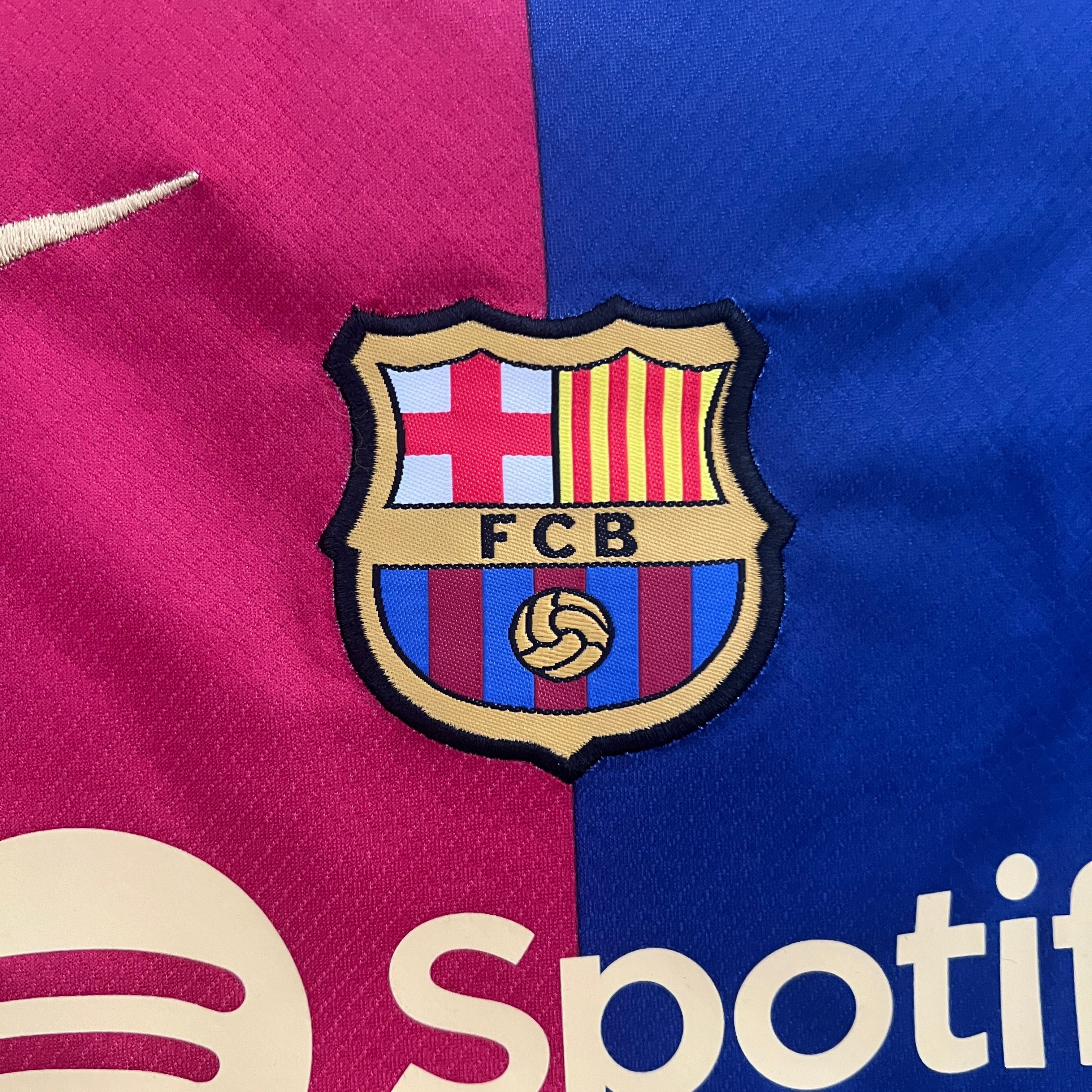 barcelona 24 25 Kids Football Kit home