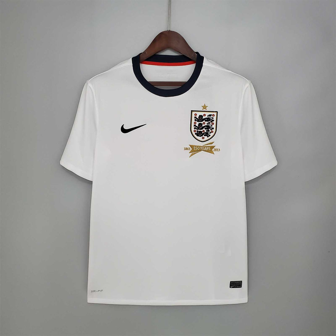 2013 England Home Retro Shirt 150 Years
