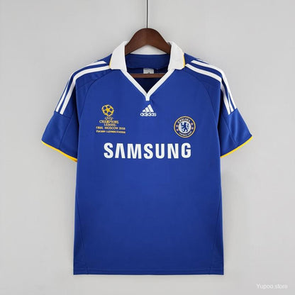2008/2009 Chelsea Home Retro Shirt Champions League Final Moscow