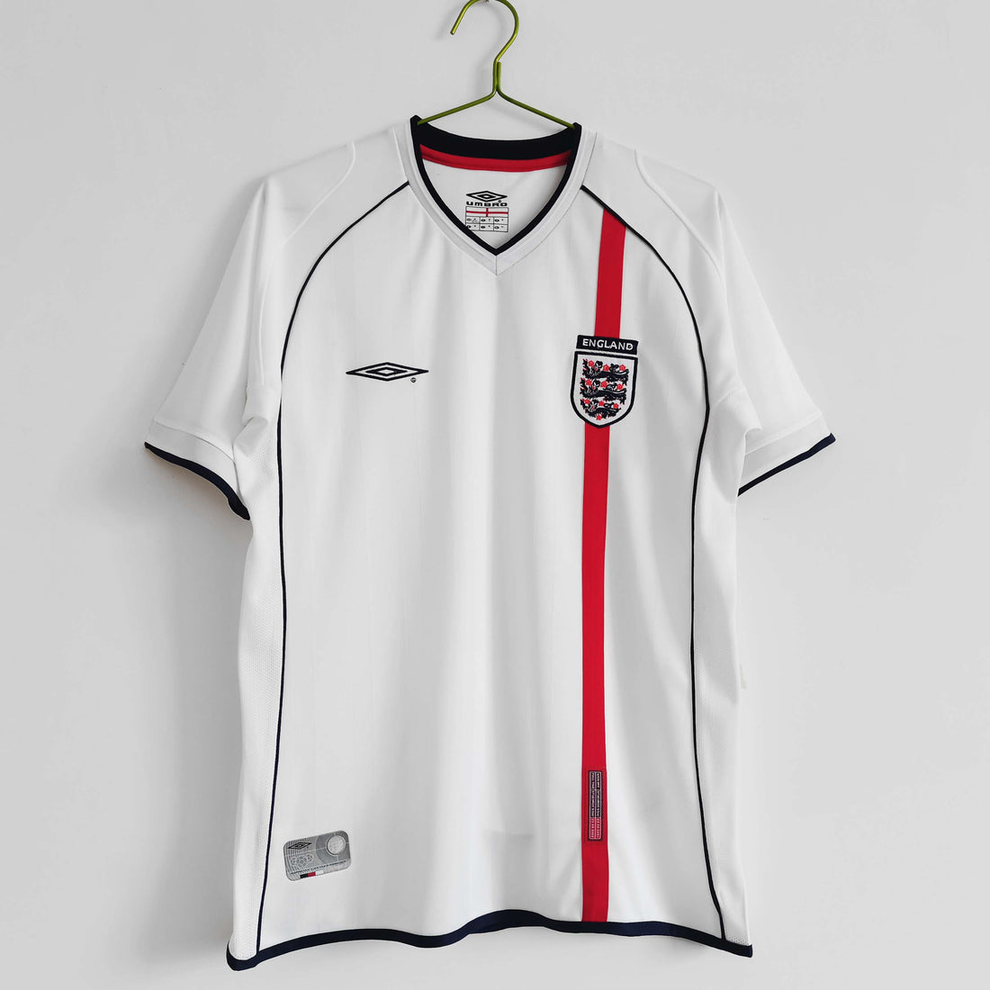 2002 England Home Retro Football Shirt World Cup