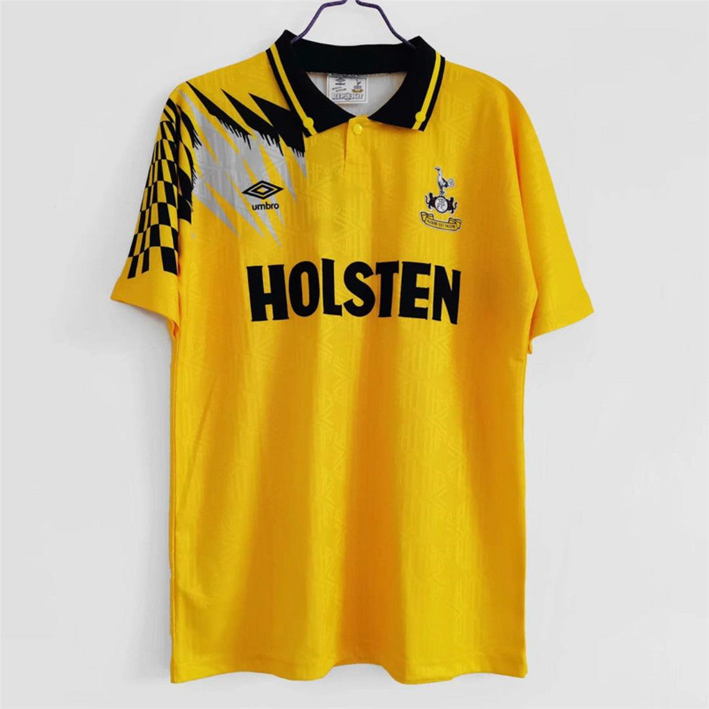 1992/1995 Tottenham Away Yellow Retro Football Shirt