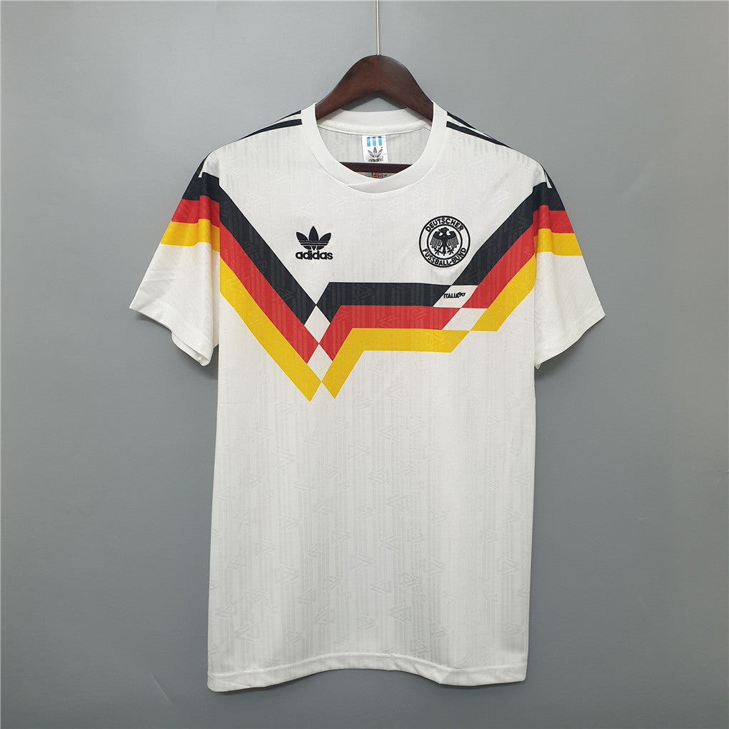 1990 Germany Home Retro Football Shirt World Cup - Festival Paul Kalkbrenner Dj