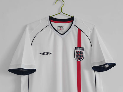 2002 England Home Retro Football Shirt World Cup