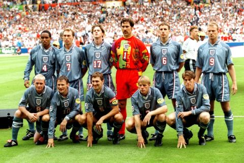 1996 England Away Retro Shirt