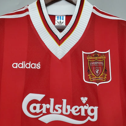 1995/1996 Liverpool Home Football Retro Shirt