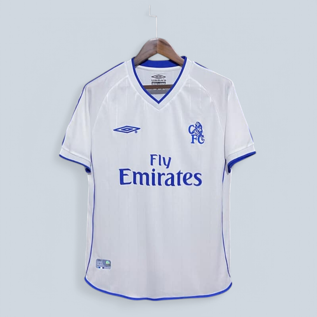 2001/2003 Chelsea Away White Retro Football Shirt