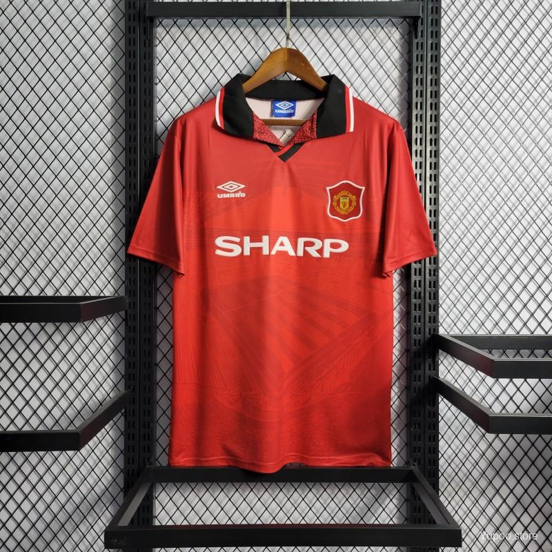 1994/1996 Manchester United Home Retro Football Shirt