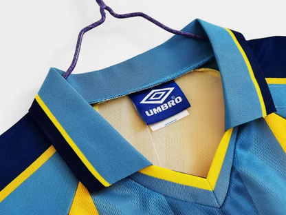 1996/1998 Chelsea Away Yellow Retro Football Shirt Coors