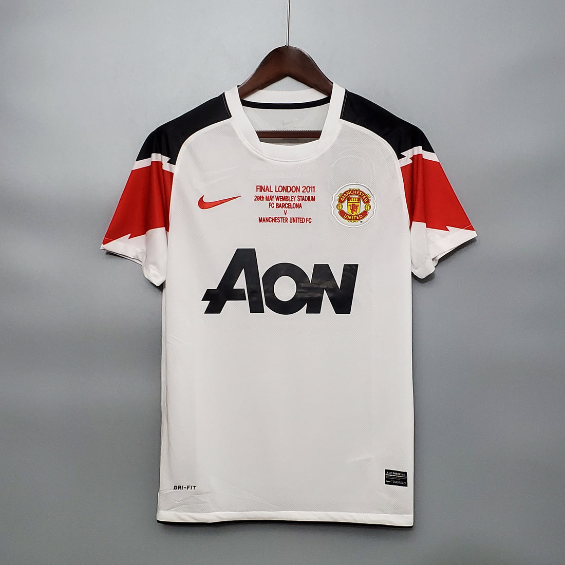 2010/2011 Manchester United Away Retro Shirt Champions League Final 2011