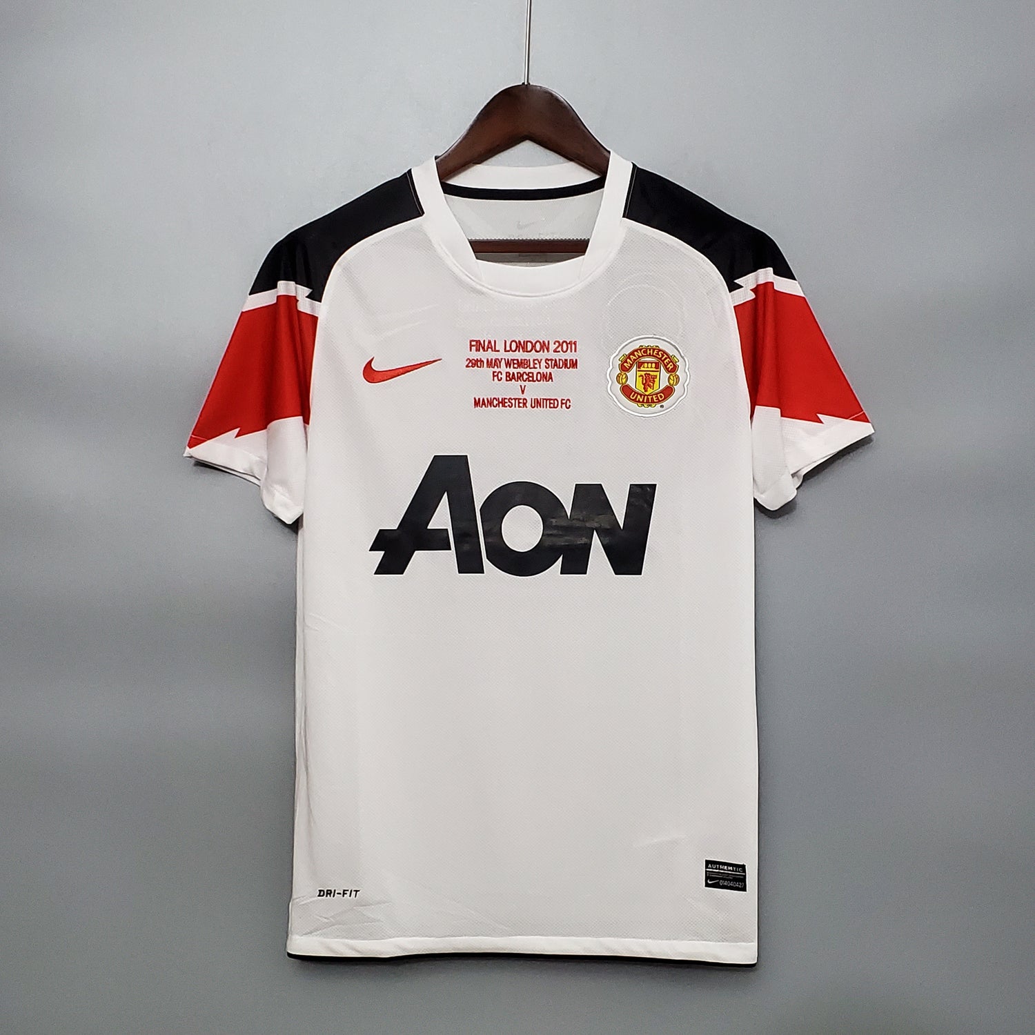 2010/2011 Manchester United Away Retro Shirt Champions League Final 2011