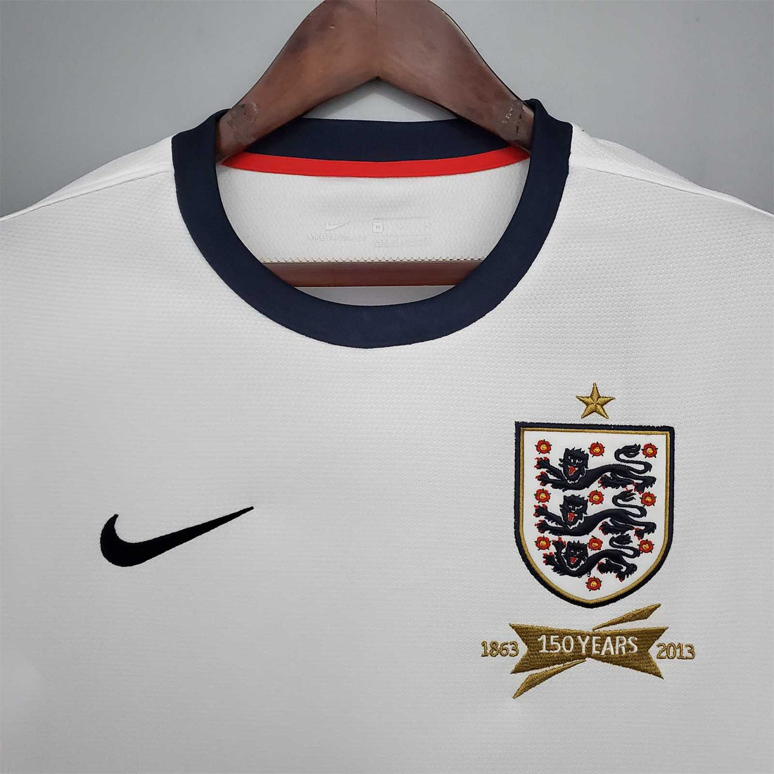 2013 England Home Retro Shirt 150 Years
