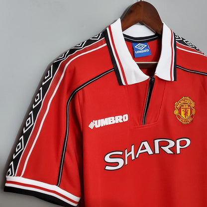 1998/1999 Manchester United Home Retro Football Shirt