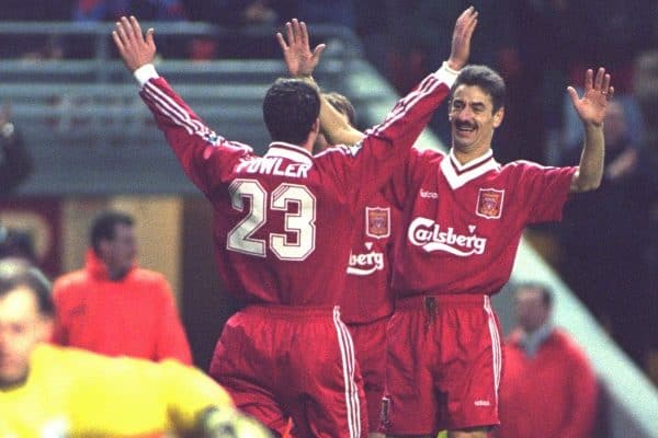 1995/1996 Liverpool Home Football Retro Shirt