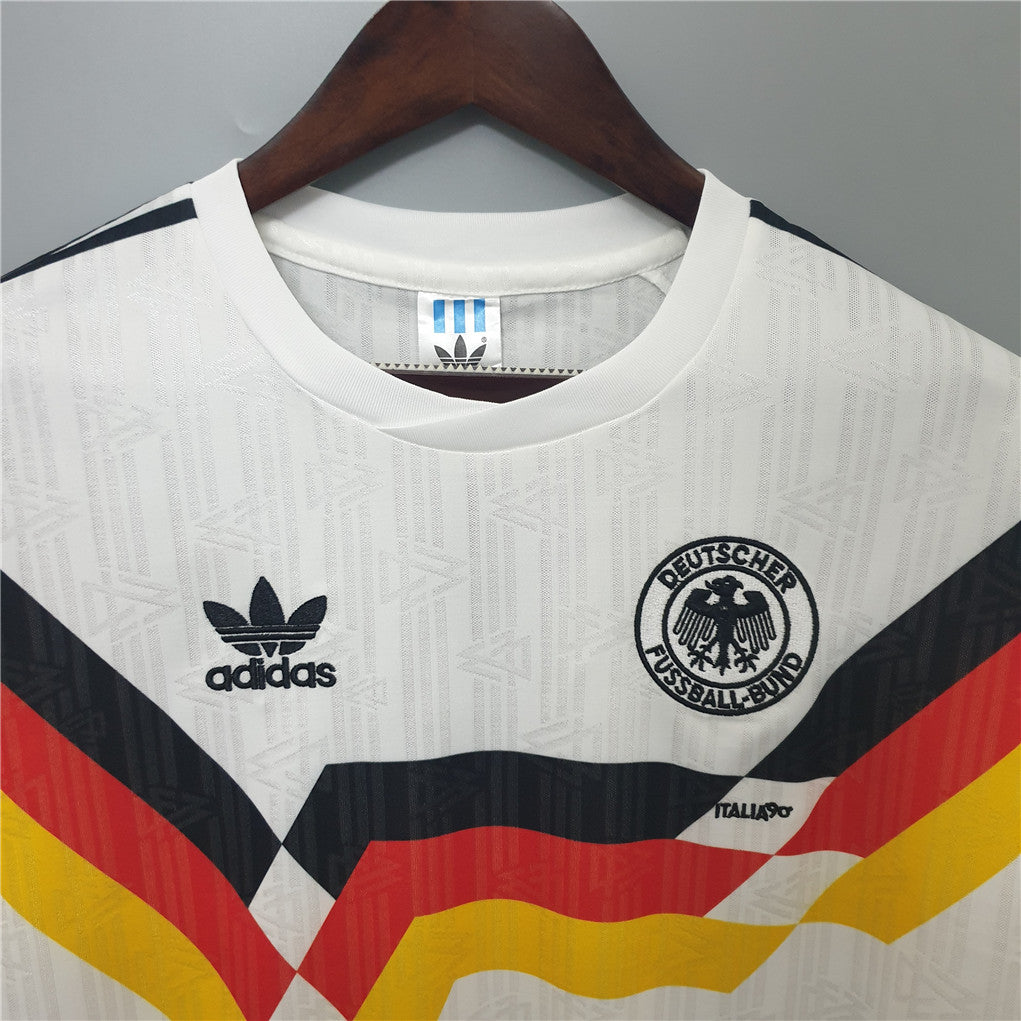 1990 Germany Home Retro Football Shirt World Cup - Festival Paul Kalkbrenner Dj